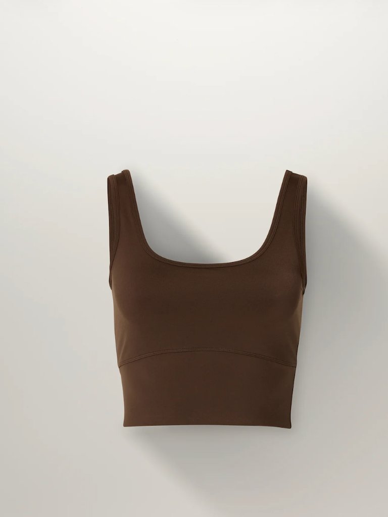 Vehla Leggings And Cropped Tank In Choc — image 2 of 3